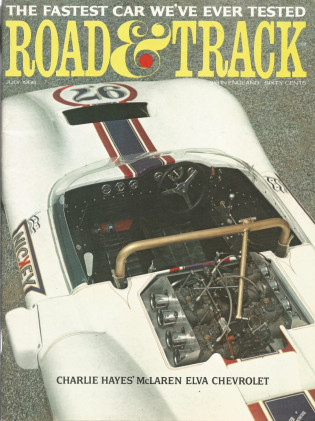 ROAD & TRACK 1966 JULY - WEBER TEST, McLAREN ELVA